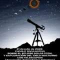 Preparando la observación el pasado dia 21 de julio en Baños de Cerrato